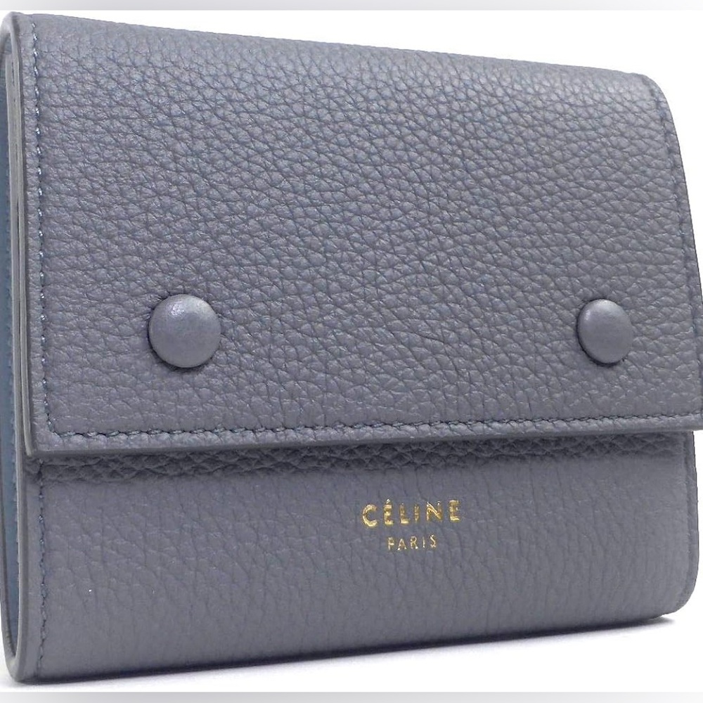 Celine Cole Phoebe Phiro Trifold Wallet, Bi-Color Flap